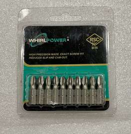 Whirlpower Биты PH3x 25мм (ориг., зелёные) (10 шт)
