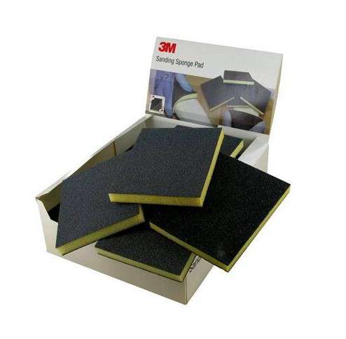 Фото товара "63202 Губка шлифовальная двусторонняя Hi-Flex, карбид кремния, 125х98х13 мм, MED  (24 шт/уп)"